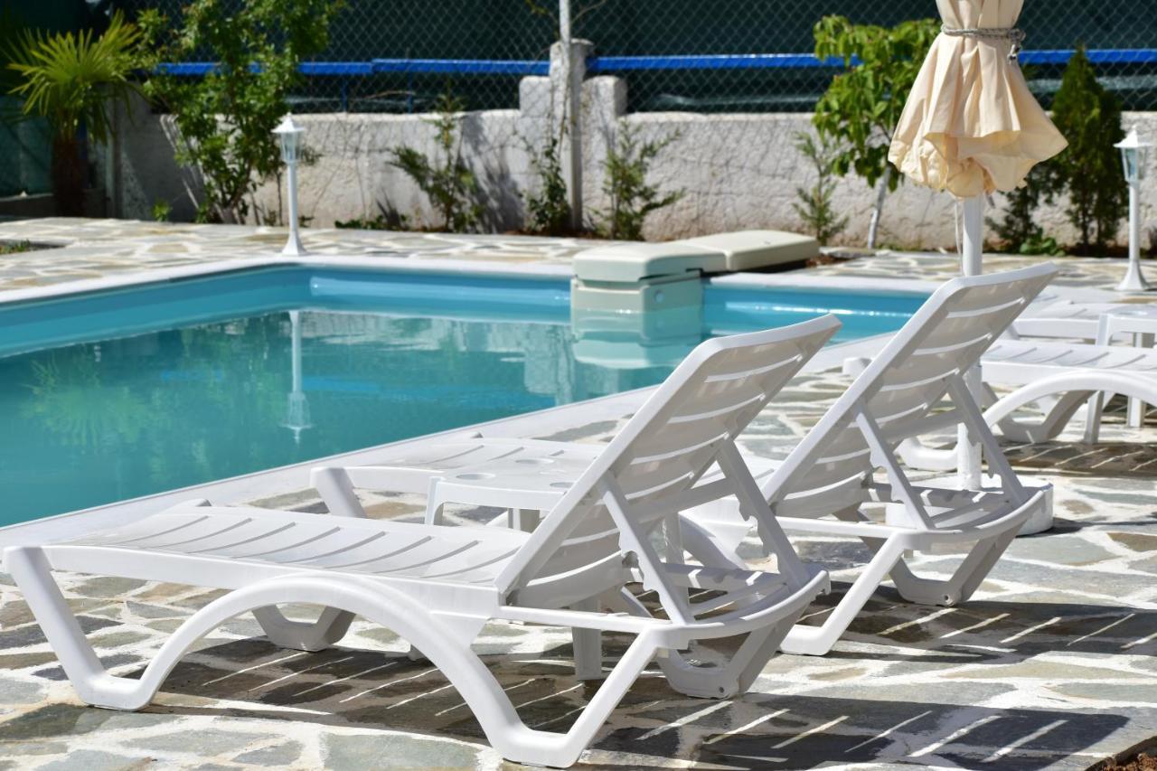 Navy Greece Villa With Swimming Pool & Sea View Makrygialos Buitenkant foto