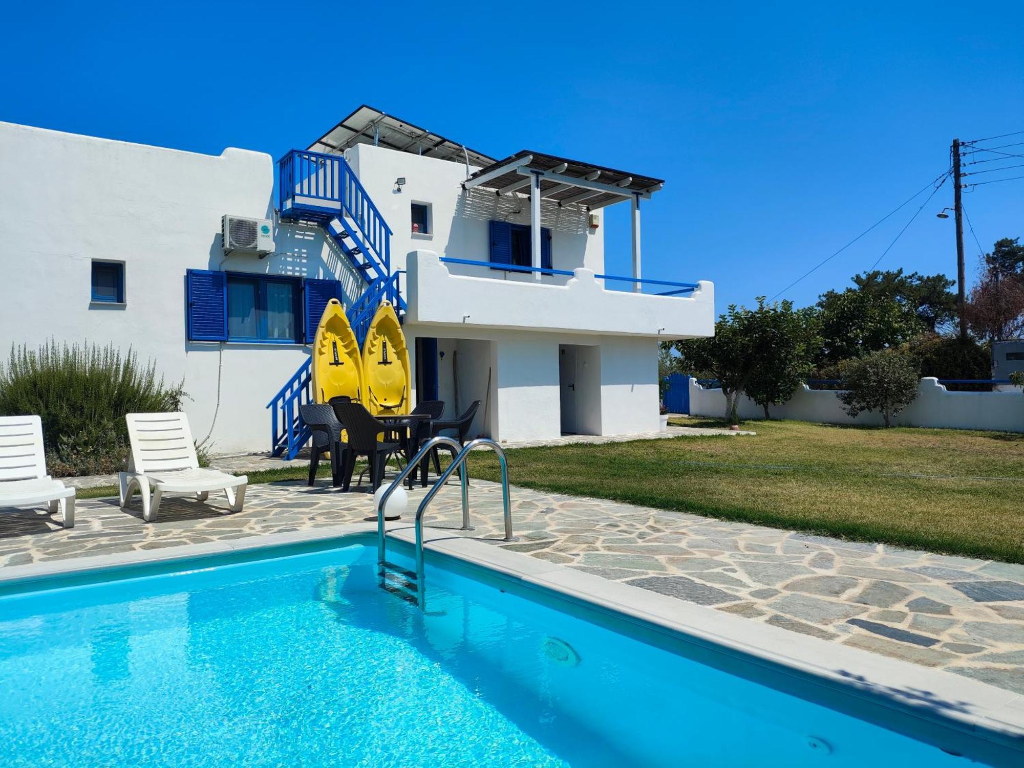 Navy Greece Villa With Swimming Pool & Sea View Makrygialos Buitenkant foto