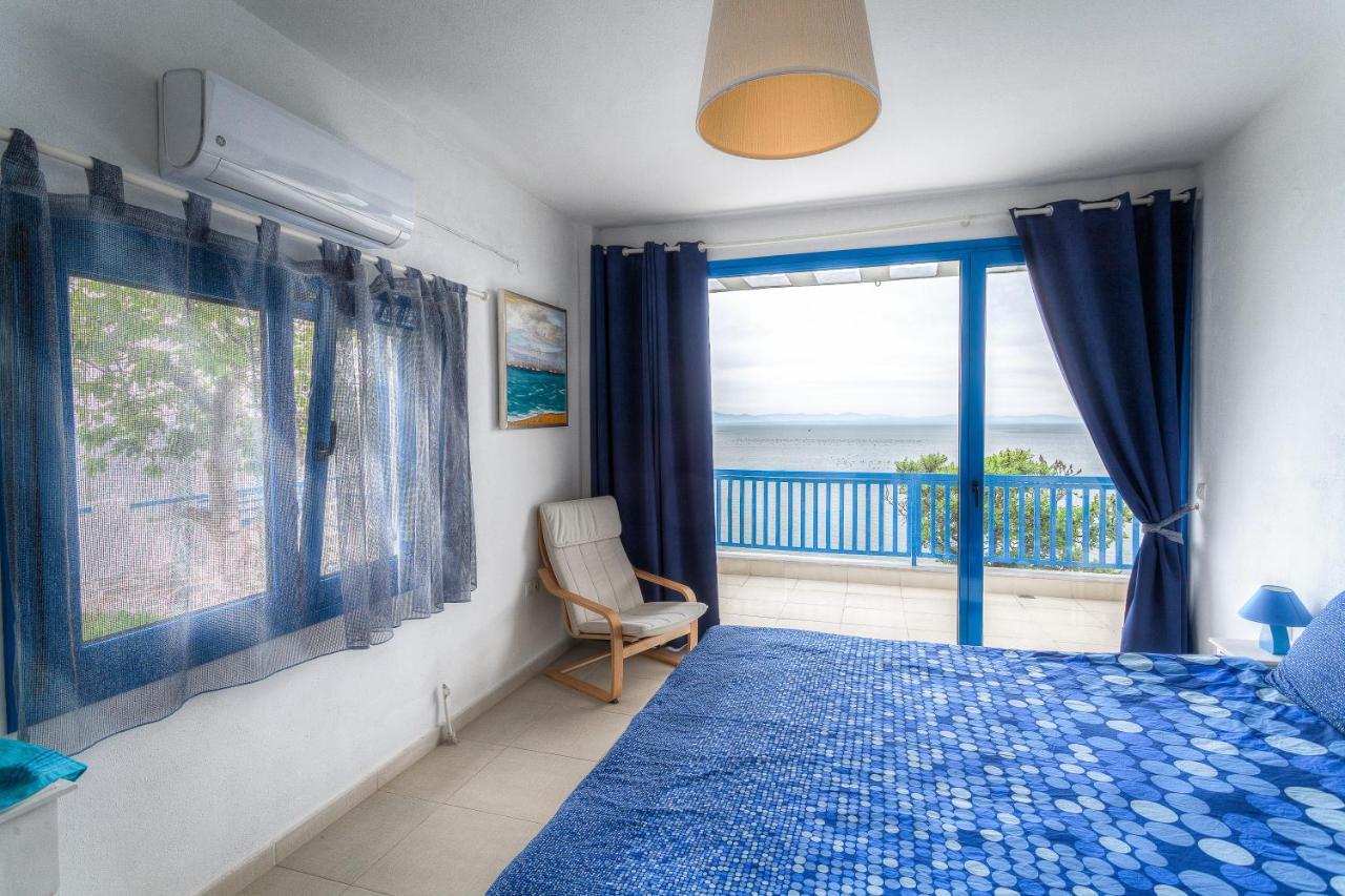 Navy Greece Villa With Swimming Pool & Sea View Makrygialos Buitenkant foto