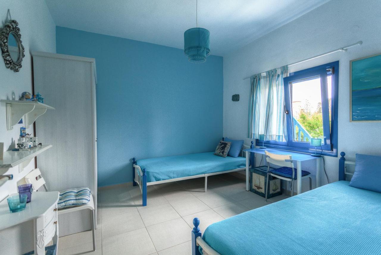 Navy Greece Villa With Swimming Pool & Sea View Makrygialos Buitenkant foto