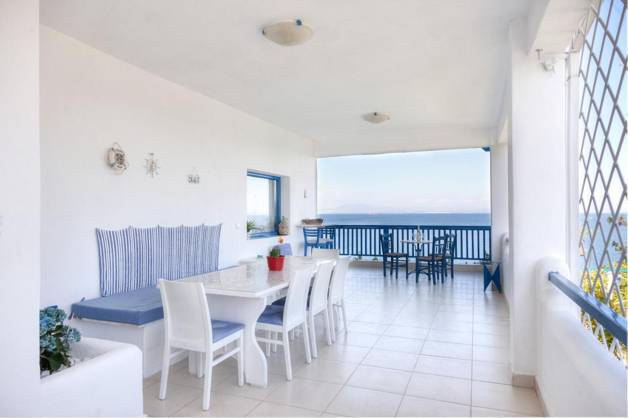 Navy Greece Villa With Swimming Pool & Sea View Makrygialos Buitenkant foto