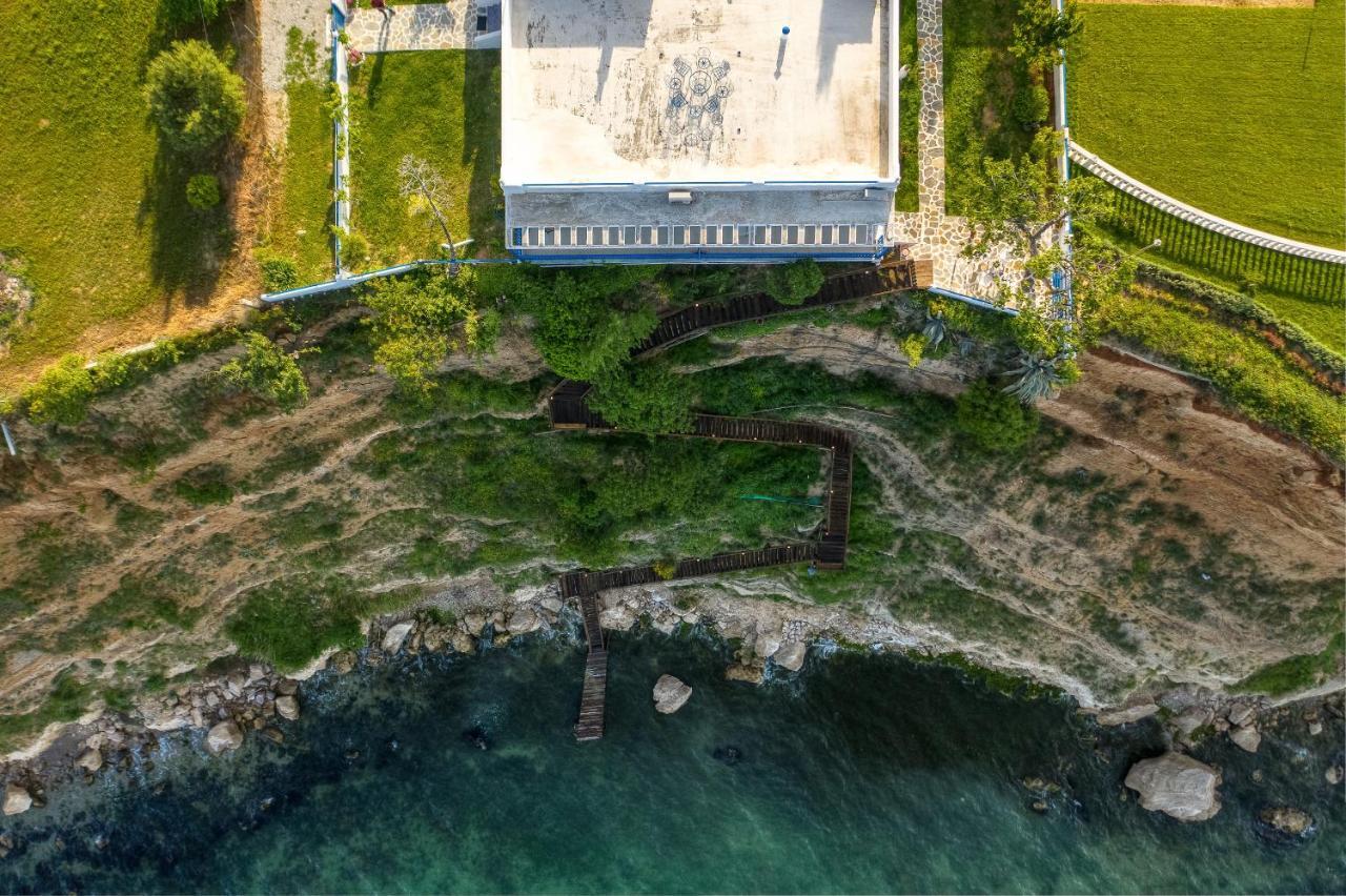 Navy Greece Villa With Swimming Pool & Sea View Makrygialos Buitenkant foto