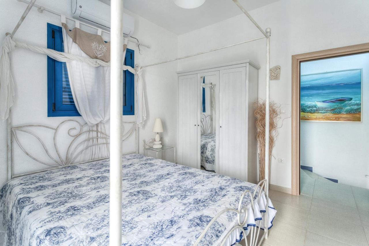 Navy Greece Villa With Swimming Pool & Sea View Makrygialos Buitenkant foto