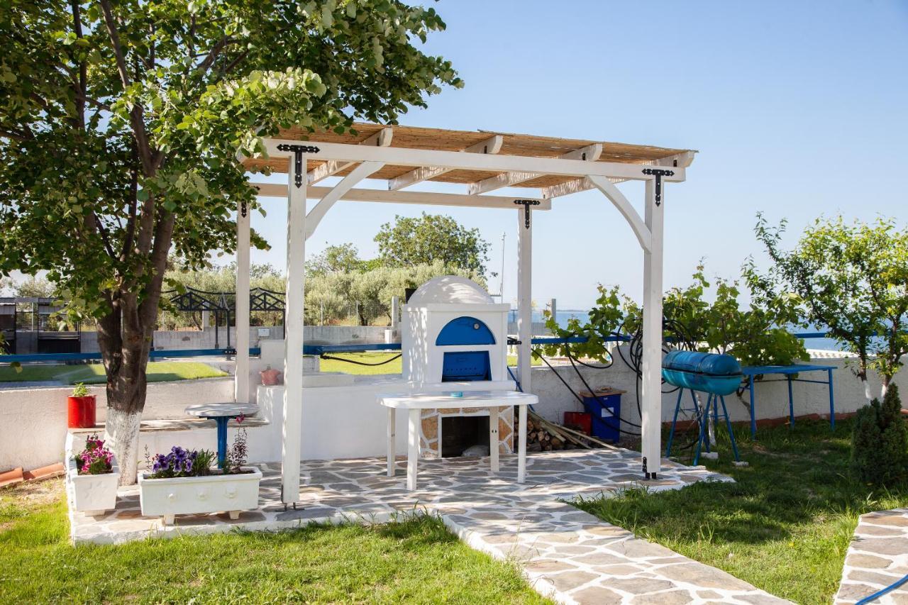 Navy Greece Villa With Swimming Pool & Sea View Makrygialos Buitenkant foto