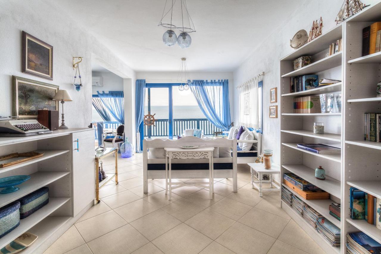 Navy Greece Villa With Swimming Pool & Sea View Makrygialos Buitenkant foto
